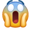 Face Screaming In Fear Emoji Huawei