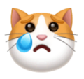 Crying Cat Emoji Huawei