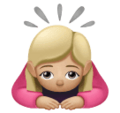 Woman Bowing Emoji Huawei