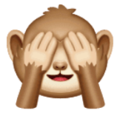 See No Evil Monkey Emoji Huawei