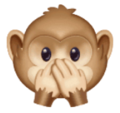 Speak No Evil Monkey Emoji Huawei