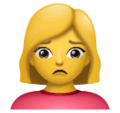 Woman Frowning Emoji Huawei