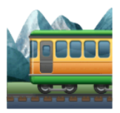 Mountain Railway Emoji Huawei