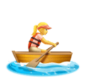 Woman Rowing Boat Emoji Huawei