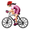 Woman Biking Emoji Huawei