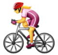Woman Biking Emoji Huawei