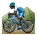 Man Mountain Biking Emoji Huawei