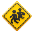 Children Crossing Emoji Huawei