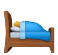 Person In Bed Emoji Huawei