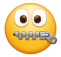 Zipper Mouth Face Emoji Huawei