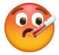 Face With Thermometer Emoji Huawei