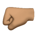 Left Facing Fist Emoji Huawei