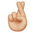 Crossed Fingers Emoji Huawei