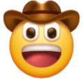 Cowboy Hat Face Emoji Huawei
