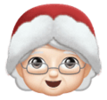 Mrs Claus Emoji Huawei