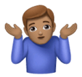 Man Shrugging Emoji Huawei