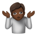 Person Shrugging Emoji Huawei
