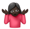 Woman Shrugging Emoji Huawei