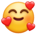 Smiling Face With Hearts Emoji Huawei