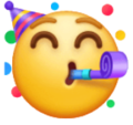 Partying Face Emoji Huawei