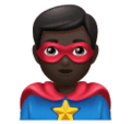 Man Superhero Emoji Huawei