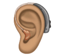Ear With Hearing Aid Emoji Huawei