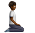 Person Kneeling Facing Right Emoji Huawei