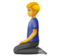 Man Kneeling Emoji Huawei
