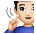 Deaf Man Emoji Huawei
