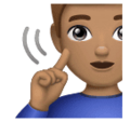 Deaf Man Emoji Huawei