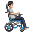 Person In Motorized Wheelchair Facing Right Emoji Huawei