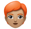 Person Red Hair Emoji Huawei