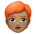 Person Red Hair Emoji Huawei