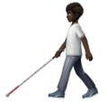 Person With White Cane Emoji Huawei