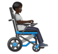 Person In Motorized Wheelchair Facing Right Emoji Huawei