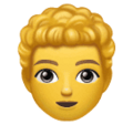 Person Curly Hair Emoji Huawei