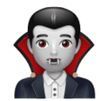 Man Vampire Emoji Huawei