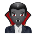 Man Vampire Emoji Huawei