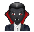 Man Vampire Emoji Huawei