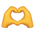 Heart Hands Emoji Huawei