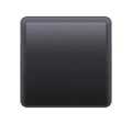Black Medium Square Emoji Huawei