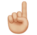 Index Pointing Up Emoji Huawei