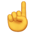 Index Pointing Up Emoji Huawei