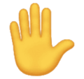 Raised Hand Emoji Huawei