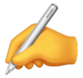 Writing Hand Emoji Huawei