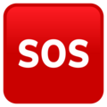 Sos Button Emoji Joypixels