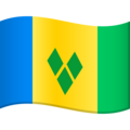 Flag St Vincent Grenadines Emoji Joypixels