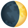 Waxing Crescent Moon Emoji Joypixels