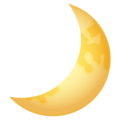 Crescent Moon Emoji Joypixels