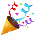 Party Popper Emoji Joypixels